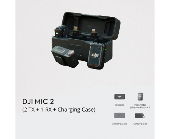 DJI Mic2 Kit Duplo Lapela Wireless