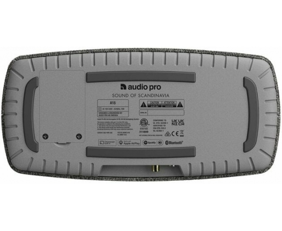 AUDIOPRO Coluna Portátil com Bateria A15 - Cinza Escuro