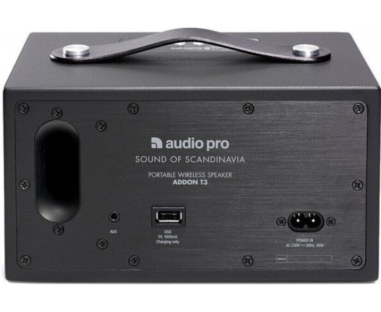 AUDIOPRO Coluna Portátil Bluetooth com Bateria - Preto