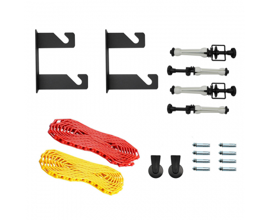 ​CARUBA Suporte Parede ou Tecto para 2 Fundos + Desenroladores