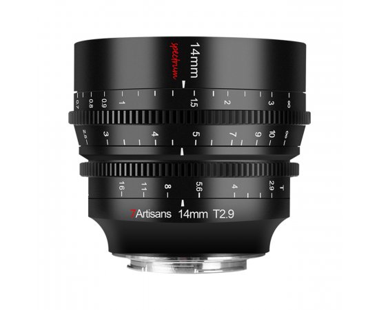 ​7ARTISANS Photoeletric 14mm T2.9 Spectrum Prime Cine L-Mount