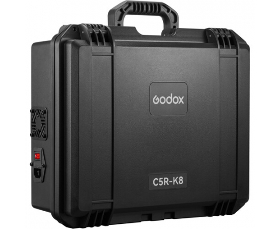 GODOX Kit 8 LED RGB Pocket C5R-K8 com Mala de Carregamento