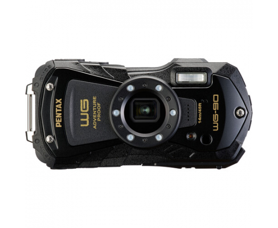 PENTAX Câmera Digital Waterproof WG-90 - Preta