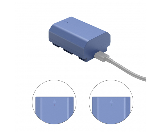 ​SMALLRIG 4265B Bateria NP-FZ100 com porta USB-C