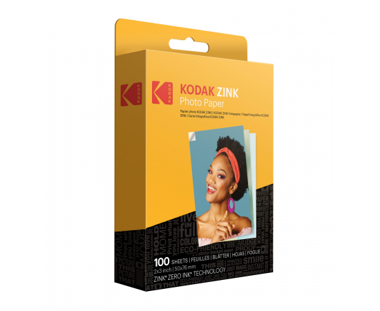KODAK Zink Papel 2x3 - Pack de 100