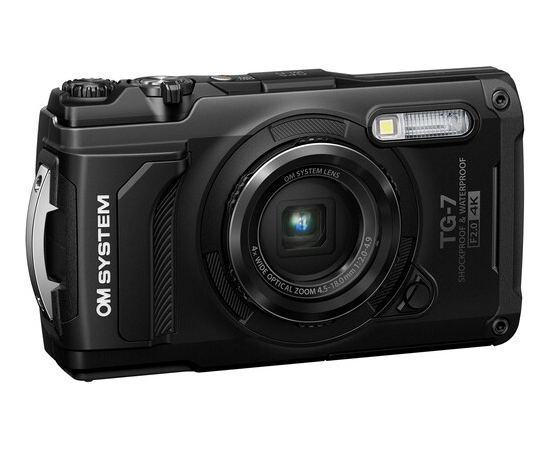 OM SYSTEM Câmera Digital Waterproof Tough TG-7