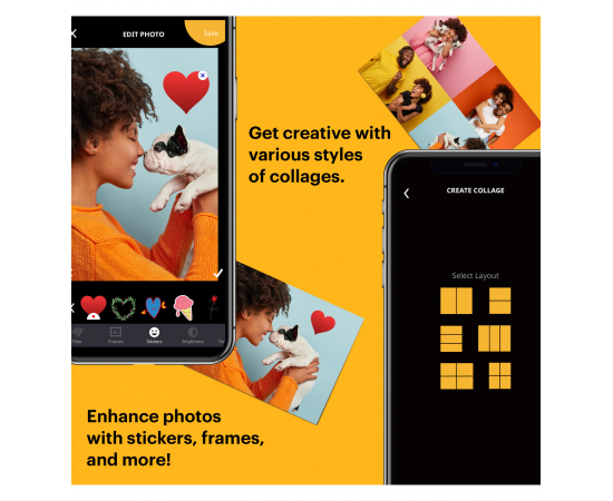 KODAK Zink Papel 2x3 - Pack de 50