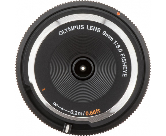 OM SYSTEM BCL‑0980 9mm f8.0 Fisheye Pancake - Preta