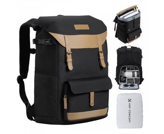 K&F CONCEPT Mochila Multifuncional Camera Backpack DayFun KF13.066V12 - 18L (Preto)K&F CONCEPT Mochila Multifuncional Camera Backpack DayFun KF13.066V12 - 18L (Preto)