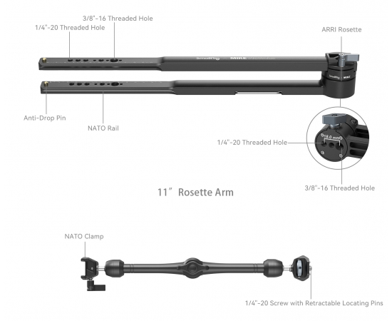 SMALLRIG MD4362 Kit de Rastreamento POV