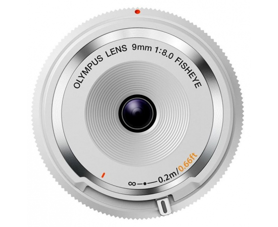 ​OM SYSTEM BCL‑0980 9mm f8.0 Fisheye Pancake - Branca