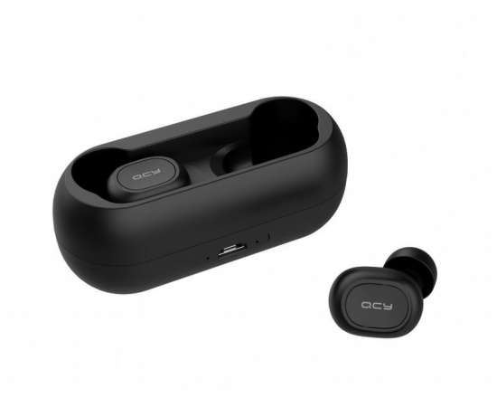 QCY Earphones sem fio TWS T1C - Preto