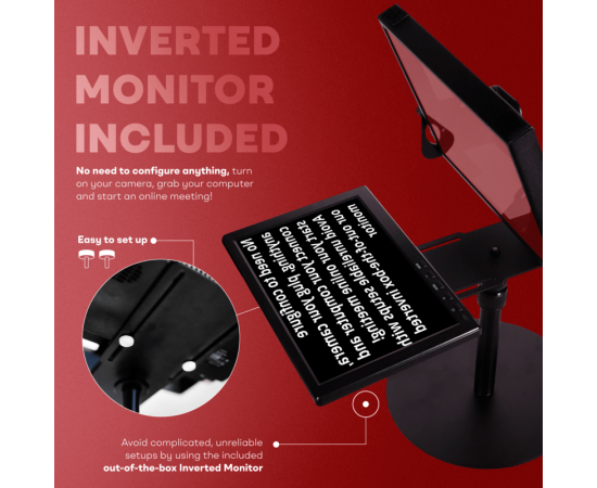 TELEPROMPTER PAD  EyeMeeting Desktop para monitor de 10.1