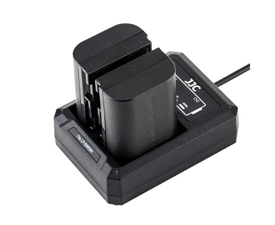 ​JJC Carregador USB Duplo para Baterias LP-E6 / LP-E6NH