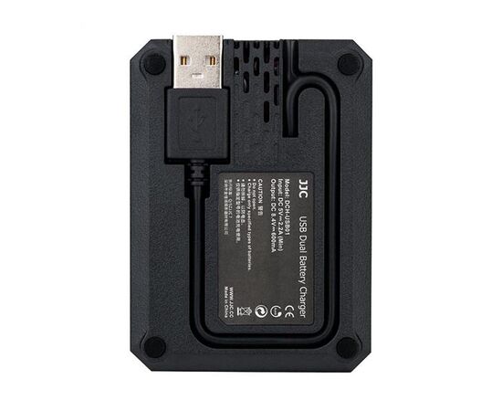 JJC Carregador USB Duplo para Baterias NP-FW50