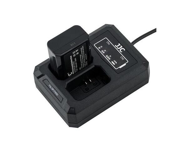 ​JJC Carregador USB Duplo para Baterias NP-FW50