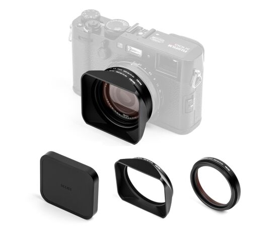 NISI Kit Pára-sol NC UV para Fuji x100 – Preto