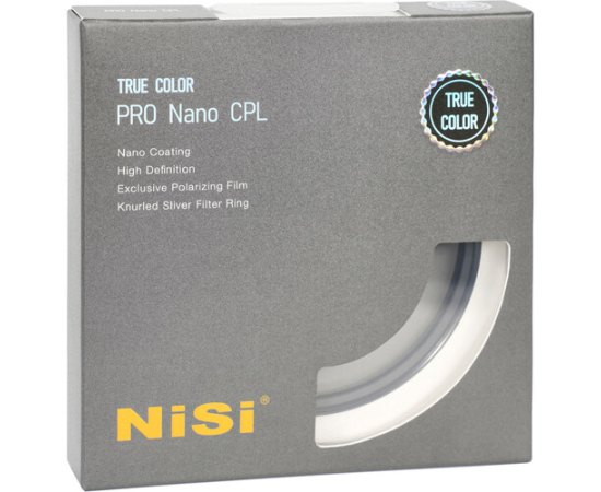 NISI Filtro Polarizador True Color Pro Nano CPL - 72mm