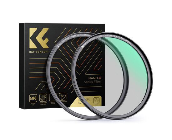 K&F CONCEPT Kit de Filtro Magnético CPL 82mm