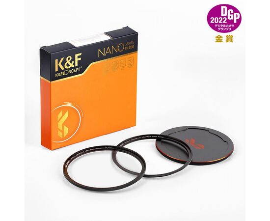 K&F CONCEPT Kit de Filtro Magnético Black Diffusion 1/4 NANO-X + Tampa 82mm
