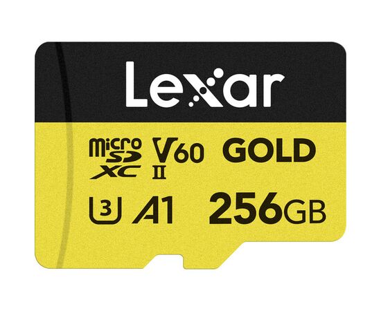 LEXAR Professional Gold MicroSDXC 180MB/s Classe 10 U3 UHS-II - 256GB