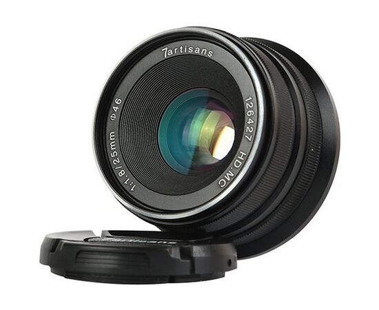 7ARTISANS 25mm f/1.8 para Nikon Z - Preto