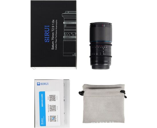 SIRUI Saturn 75mm T2.9 Anamórfica 1.6x (Blue Flare) Nikon Z
