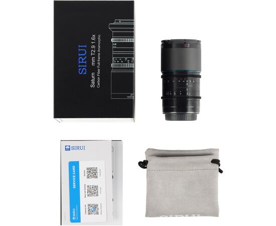 SIRUI Saturn 50mm T2.9 Anamórfica 1.6x (Blue Flare) Sony E