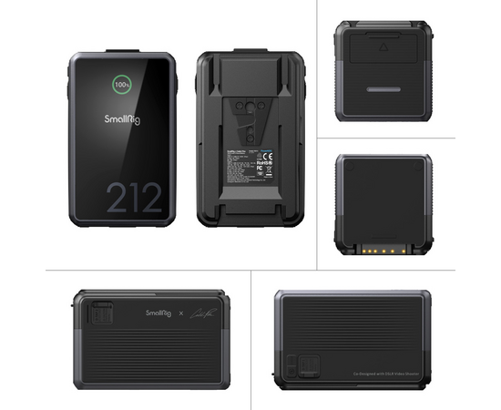 SMALLRIG x Caleb Pike Bateria VB212 mini 5000 mAh V-Mount