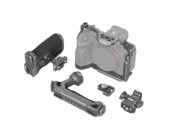 SMALLRIG 4539 HawkLock Advanced Cage Kit Quick Release para Sony Alpha 7R V / Alpha 7 IV / Alpha 7S III