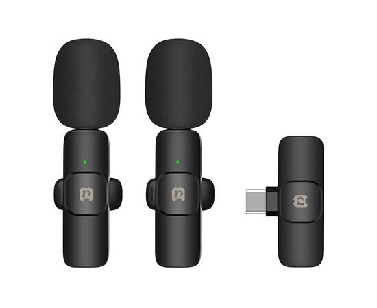 PULUZ Microfone Wireless Lavalier - USB-C