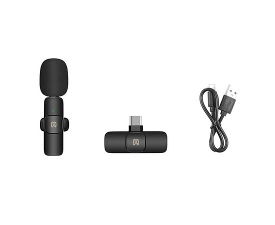 PULUZ Microfone Wireless Lavalier - USB-C