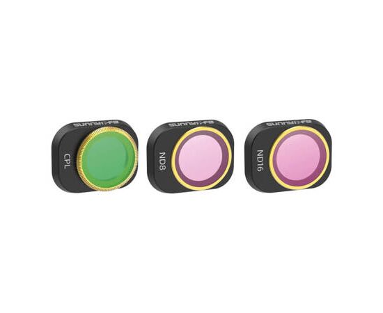 ​SUNNYLIFE Kit Filtros CPL+ND8+ND16 para DJI Mini 4 Pro