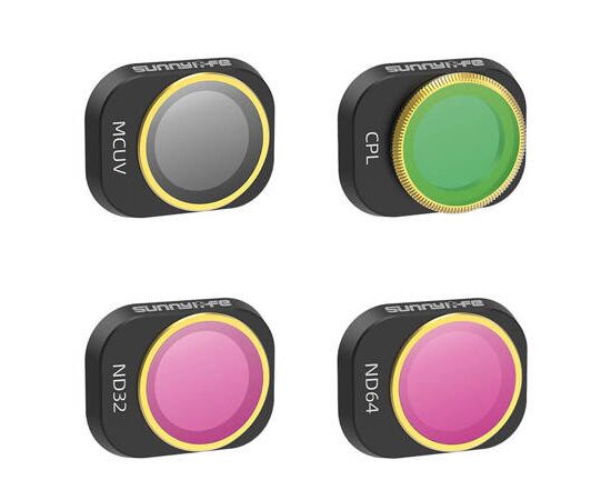 ​SUNNYLIFE Kit Filtros MCUV+CPL+ND32+ND64 para DJI Mini 4 Pro