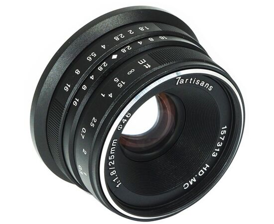 7ARTISANS 25mm f/1.8 para Nikon Z - Preto