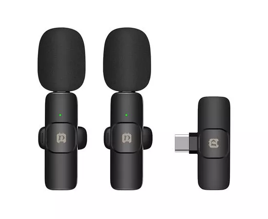 PULUZ Kit Microfone Wireless Lavalier - Lightning