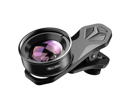APEXEL Lente Smartphone Macro APL-HB100MM 100mm - Preto
