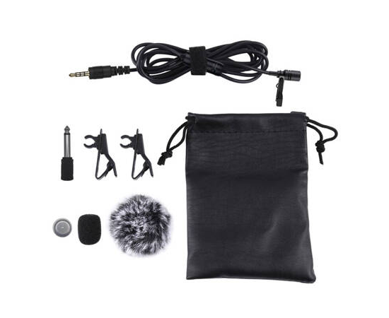 PULUZ Microfone Clip 3.5mm Jack - 6m