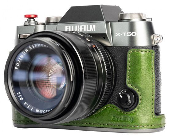 SMALLRIG 4711 Estojo de Couro Fujifilm X-T50 - Verde