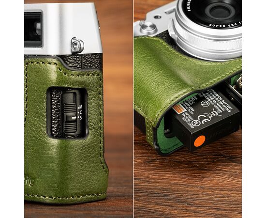 SMALLRIG 4701 Estojo de Couro Fujifilm X100VI - Verde