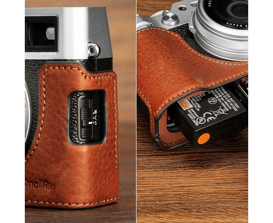 SMALLRIG 4699 Estojo de Couro Fujifilm X100VI - Castanho