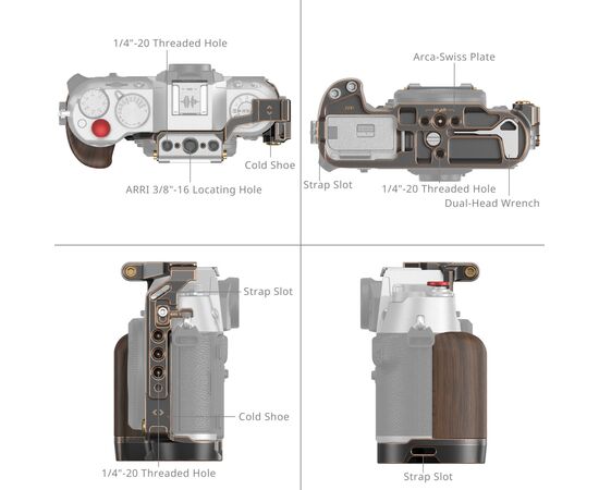 SMALLRIG 4714 Cage Retro Fujifilm X-T50