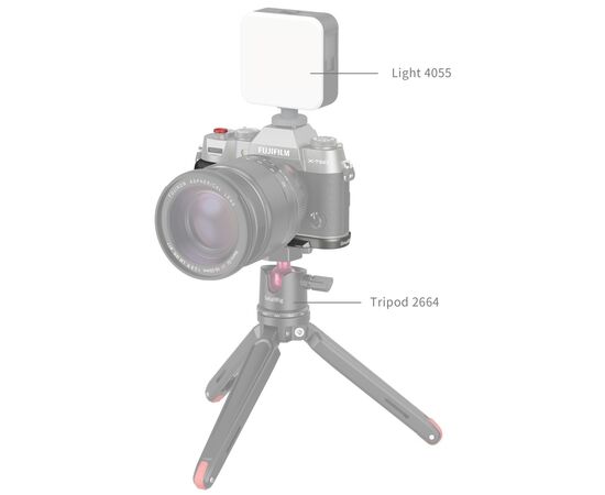 SMALLRIG 4712 L-Shape Grip Silicone Fujifilm X-T50 - Grafite