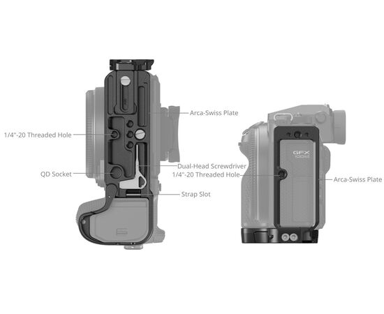 SMALLRIG 4716 L-Bracket Fujifilm GFX100S II