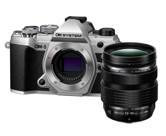 OM SYSTEM OM-5 (Prata) + M.Zuiko Digital ED 12-40mm f2.8 PRO II (Preto)