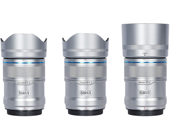 SIRUI Kit Sniper Series 23mm, 33mm, 56mm f/1.2 AF- Nikon Z (Silver)