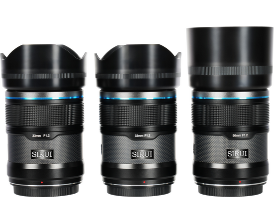 SIRUI Kit Sniper Series 23mm, 33mm, 56mm f/1.2 AF- Sony E