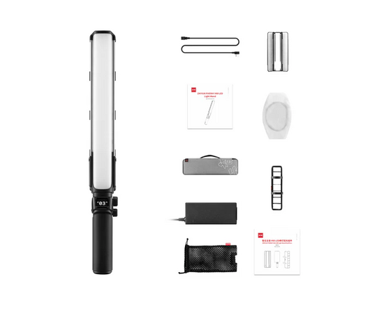 ZHIYUN Iluminador Tubular LED FIVERAY V60 Combo - Preto