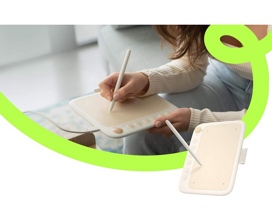 UGEE Tablet Gráfico Q6 - Bege