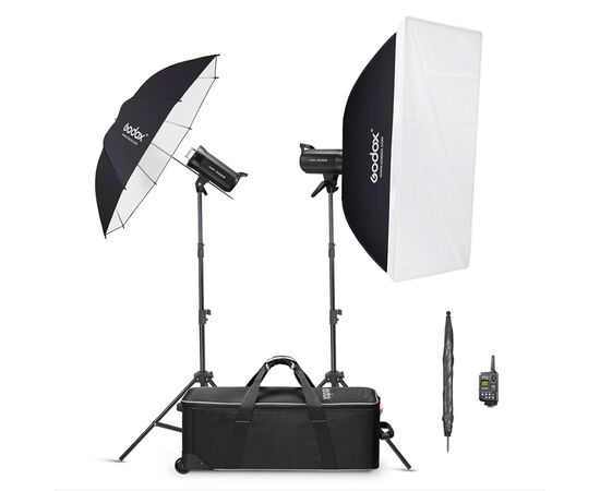GODOX SK300II-V Flash de Estúdio - Kit Triplo